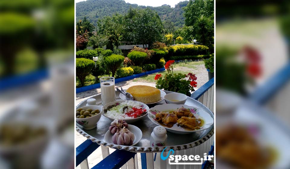 غذاهای لذیذ اقامتگاه بوم گردی باغ بهشت - مازندران - تنکابن - شهر خرم آباد - روستای قلعه گردن